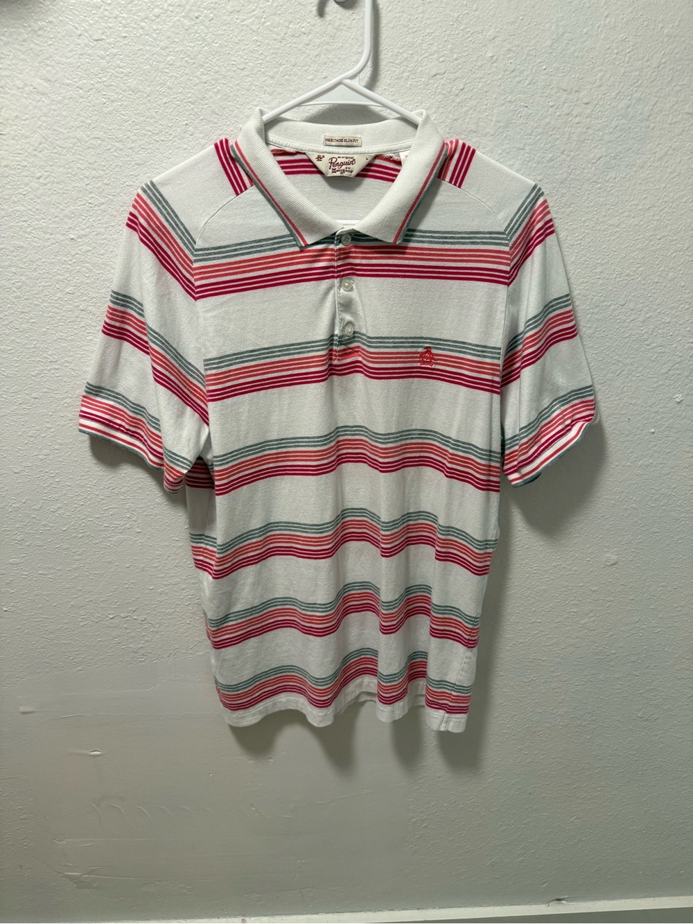 The Original Penguin By Munsing Wear. Short-Sleeve Polo. Men’s L - Heritage Slim